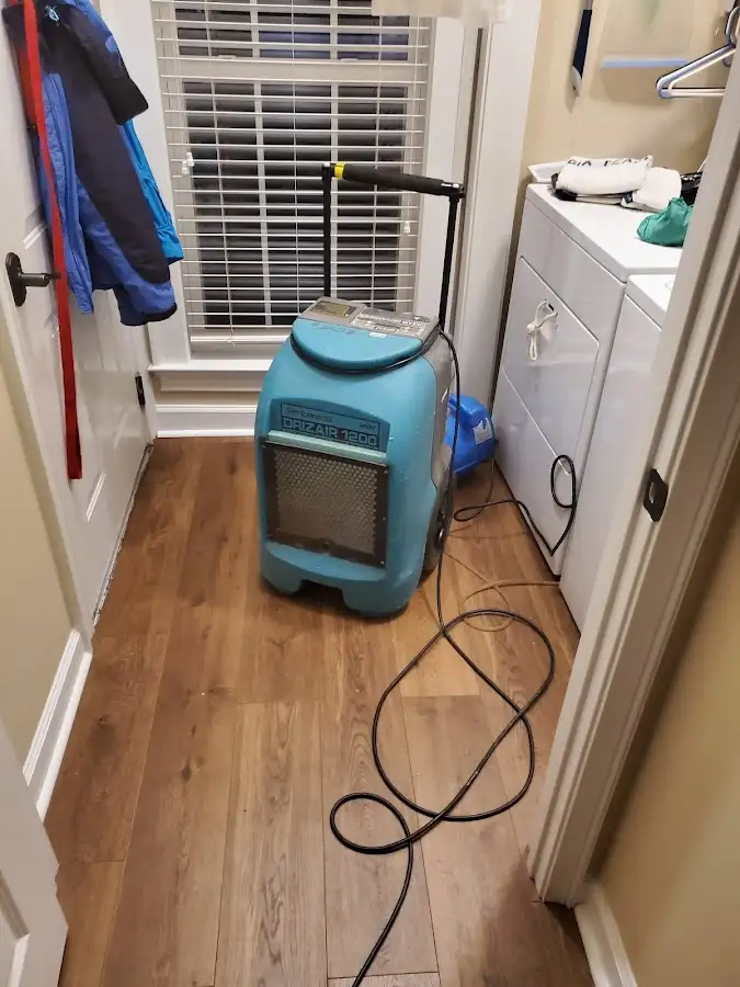 Commercial dehumidifier deployed for Flood Damage Cleanup in Salisbury